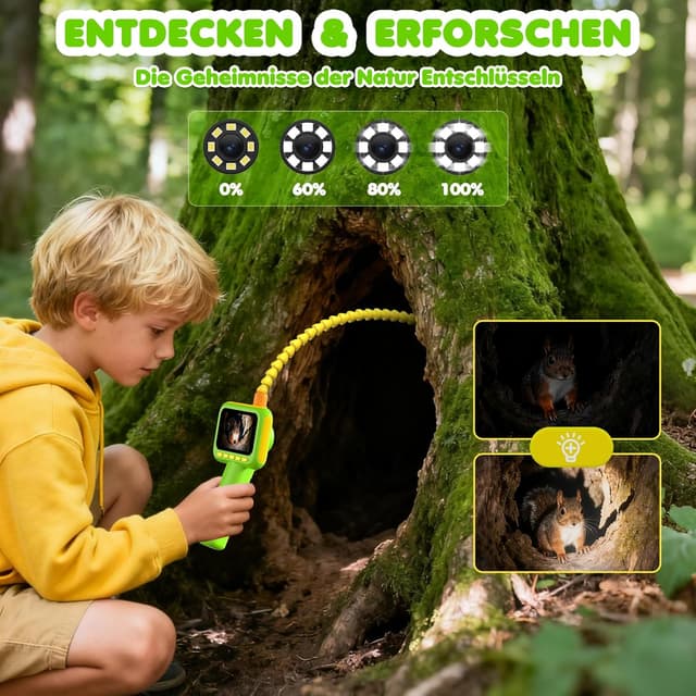 Detalle 1 de Kinder-Endoskop 2,8 Zoll mit Licht