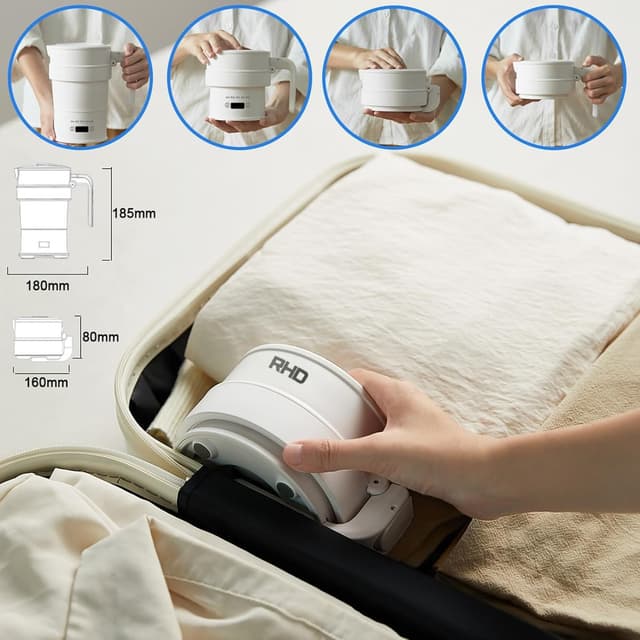 Thumbnail 6 de Faltbarer Reisewasserkocher Klein 0,7 l