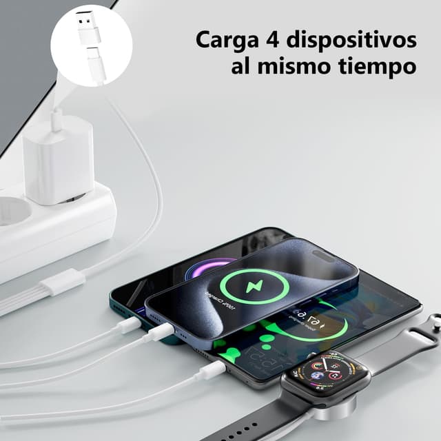Thumbnail 2 de Bamkey 4 in 2 Multi Fast Charger for Apple Watch