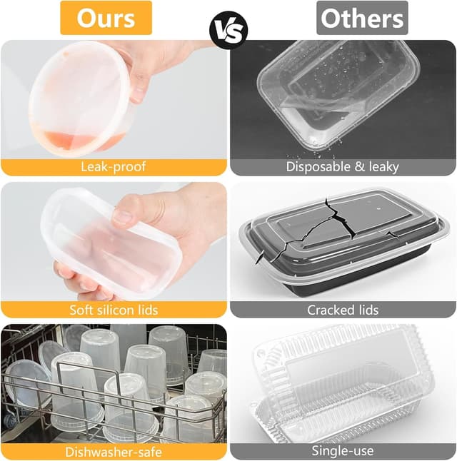 Thumbnail 3 de VINATO Contenitori Ermetici 48 pezzi 950ml