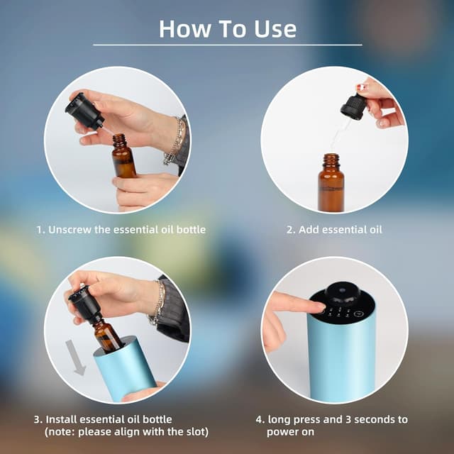 Thumbnail 5 de Diffusore auto profumo in lega di alluminio, timer 10/30/90s