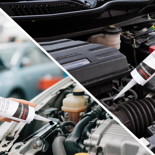 Thumbnail 5 de Realth Hochtemperatur Silikon Dichtmasse Transparent 368g