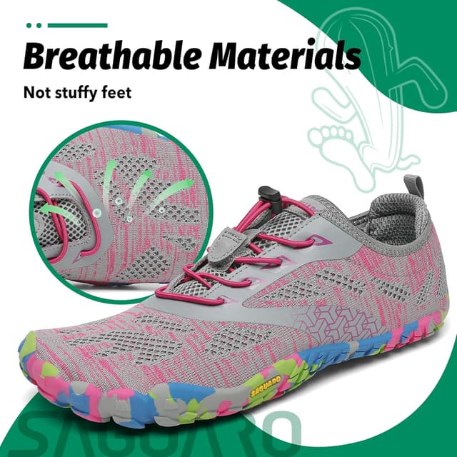 Thumbnail 2 de SAGUARO Unisex Barfußschuhe – leichte, atmungsaktive Zero-Drop Trail- & Fitnessschuhe für Outdoor und Indoor