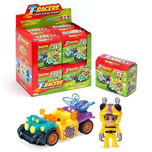 Imagen de T-Racers Serie Glow Race colección completa de coches y pilotos 🎲 en OfertitasTOP