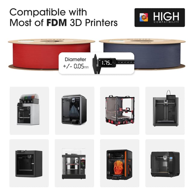 Detalle 2 de eSUN Matte PLA Filament 1,75 mm, 1 kg