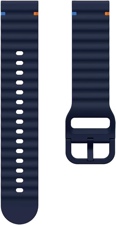 Detalle de 22mm silicone watch strap for Coros and Ticwatch