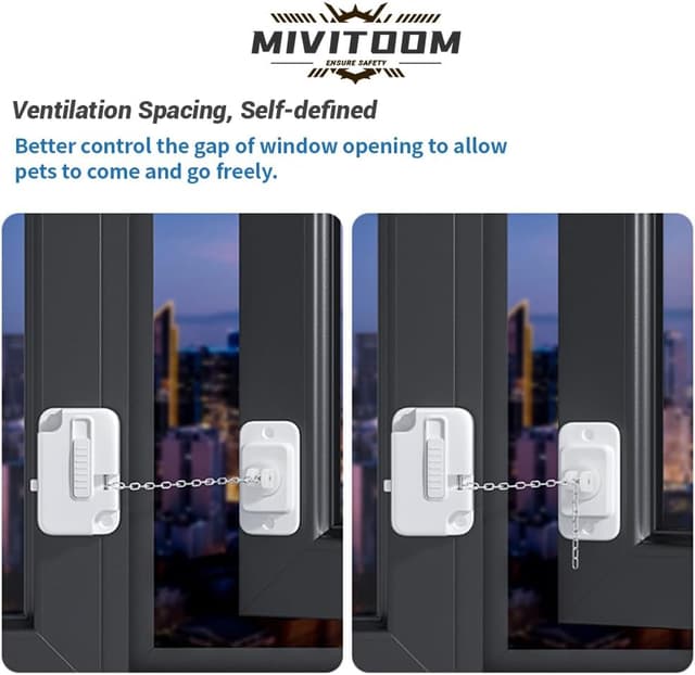 Thumbnail 5 de Window security lock for UPVC, 2 pcs