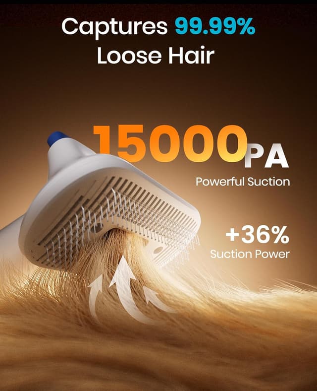 Detalle de oneisall Cozy SE 2 dog grooming vacuum 15000Pa