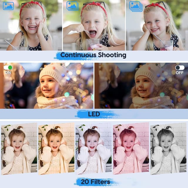 Thumbnail 4 de Digitalkamera 1080P 44MP 16X Zoom