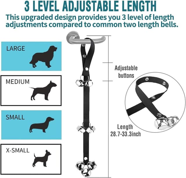 Thumbnail 4 de MEKEET Potty Bells for Dog Training