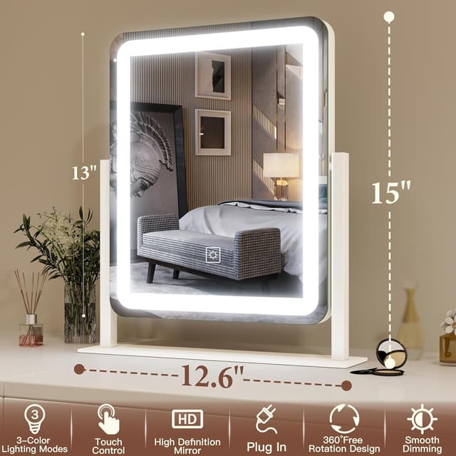 Thumbnail 4 de FENNIO Vanity Mirror with Lights 15"