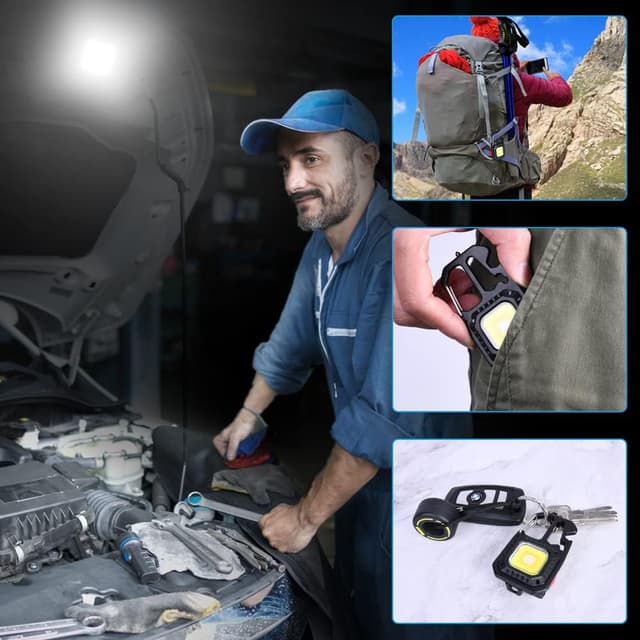 Thumbnail 5 de URAQT Tragbare Mini LED Arbeitsleuchte 800 Lumen