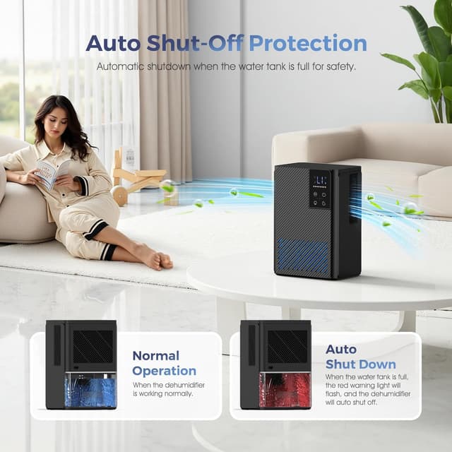 Thumbnail 4 de Deumidificatore 2500ML 600 ml/giorno