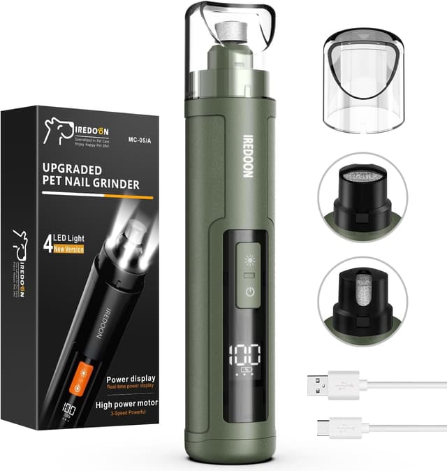 Thumbnail 6 de IREDOON Lime à Ongles pour Chien 3 vitesses