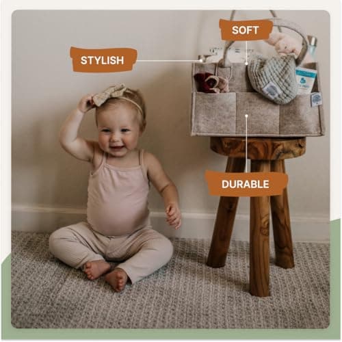 Thumbnail 2 de Parker Baby Diaper Caddy Oatmeal organizer for diapers