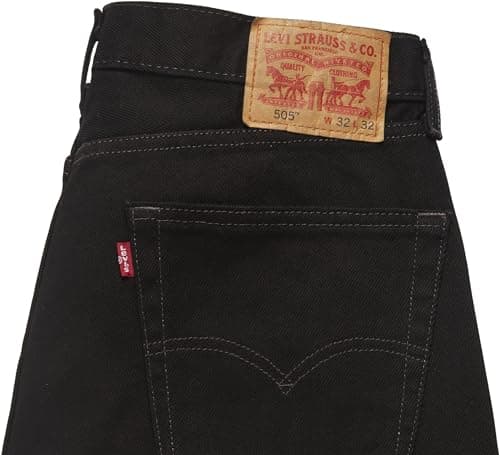 Thumbnail 7 de Levi’s 505 Regular Fit para hombre en negro (Black) 32W / 30L