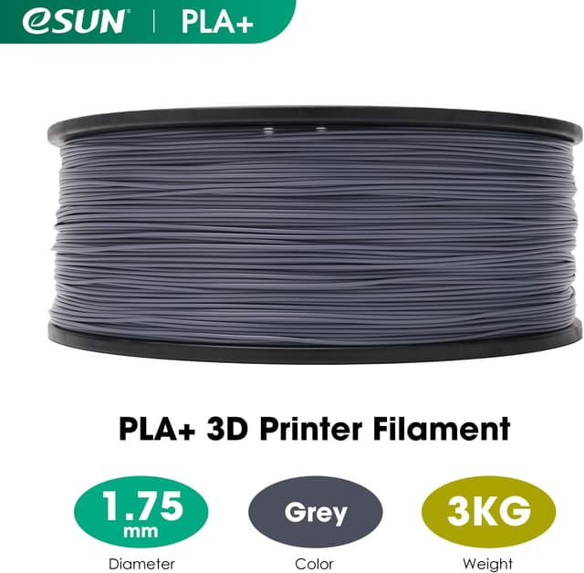 Thumbnail 1 de eSUN Filamento PLA+ 1.75mm, Alta Tenacidad para Impresiones 3D 🖨