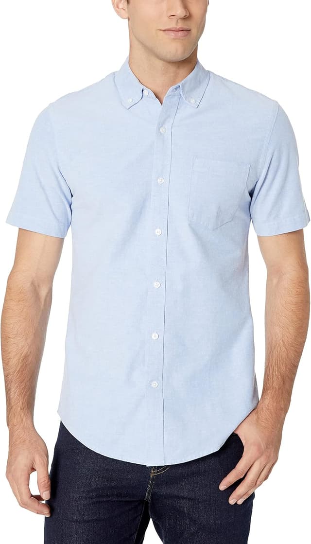 Thumbnail 2 de Amazon Essentials Slim-Fit Short-Sleeve Oxford Shirt