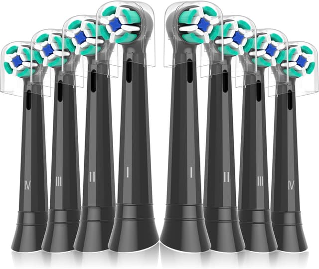 Imagen de 8er IO Sanfte Reinigung Aufsteckbürsten kompatibel mit Oral‑B iO en OfertitasTOP