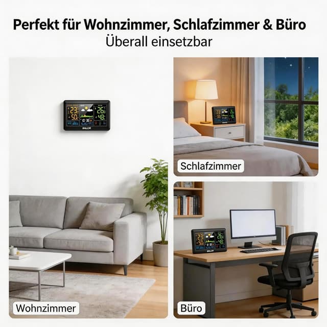 Thumbnail 6 de Konsen Wetterstation 7,4 Zoll 📡