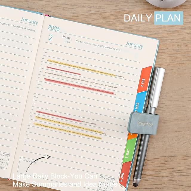 Thumbnail 6 de Agenda 2026 A5 giorno per pagina, 21x15 cm