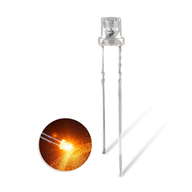 Detalle 2 de Innfeeltech 3mm gelbe LED 100er-Pack