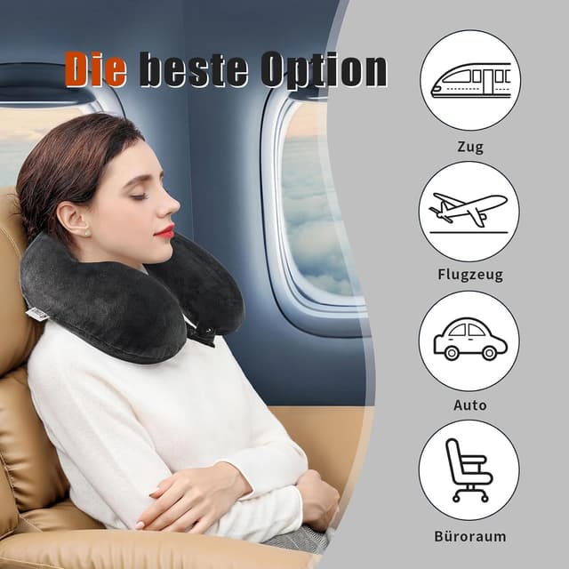 Detalle de Egret Memory Foam Nackenhörnchen 360° Unterstützung