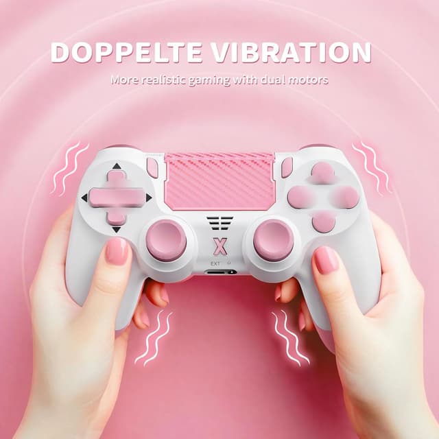 Detalle de Suoxiom Wireless Controller PS-4 mit 1000-mAh-Akku