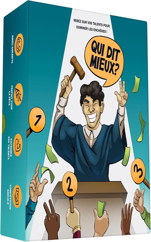 Imagen de Qui Dit Mieux ? Jeu d'ambiance 30s en OfertitasTOP