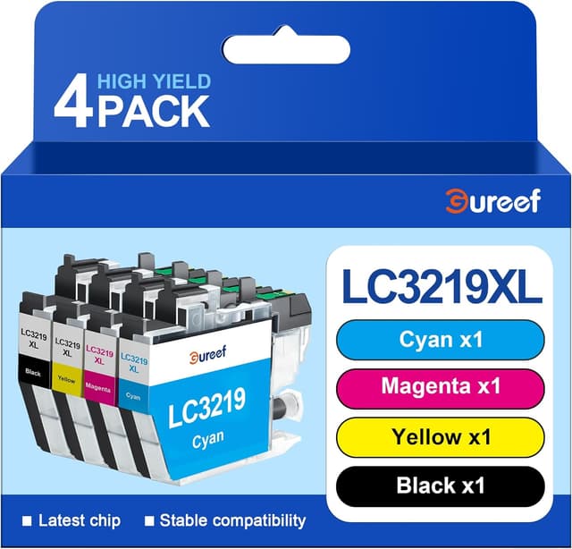 Detalle de Gureef LC3219XL Ink Cartridges 3000‑page pack