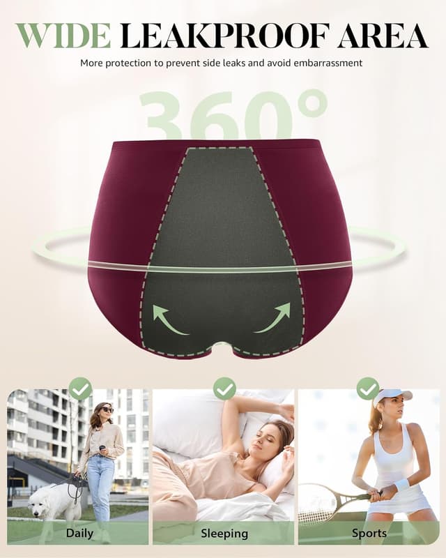 Detalle de TANSTC mutande mestruali con 4 strati