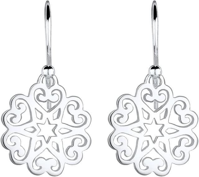 Thumbnail 1 de Elli Damen-Ohrhänger Herz Sterne 925 Silber