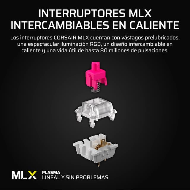 Thumbnail 4 de Corsair Vanguard 96 Teclado mecánico 96% con pantalla LCD