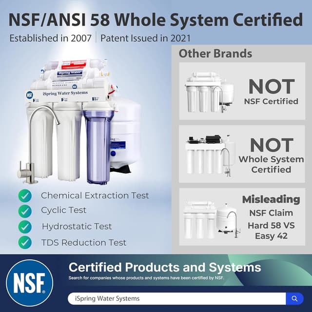 Thumbnail 4 de iSpring RCC7AK-BLK Alkaline 6-Stage RO System 🚰