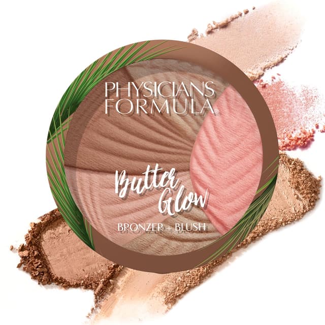 Detalle de Physicians Formula Butter Glow Bronzer & Blush (2-in-1), cremiger Bronzer mit Blush, 8,2 g