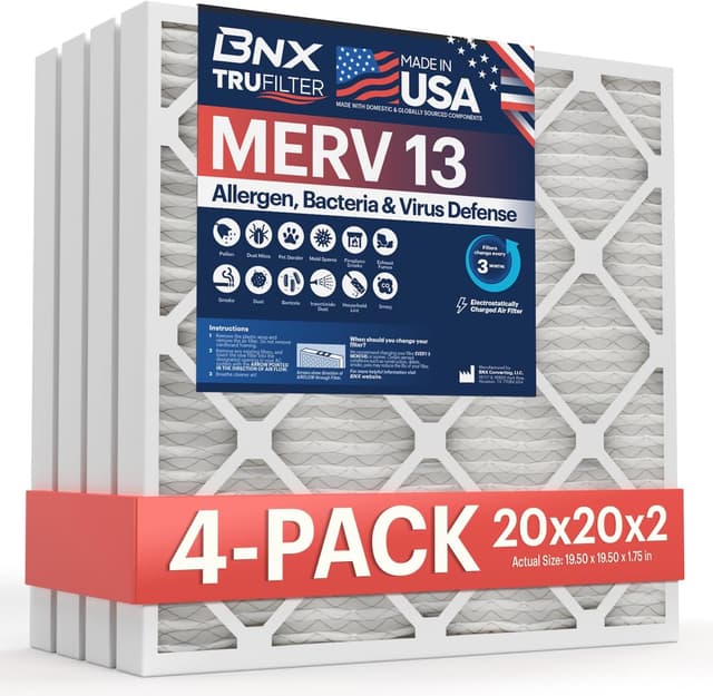 Imagen de BNX TruFilter 20x20x2 MERV 13 Air Filter en OfertitasTOP