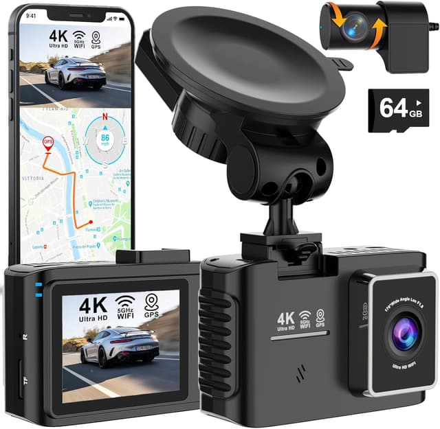 Detalle de Dashcam 4K Dual Kamera vorn hinten