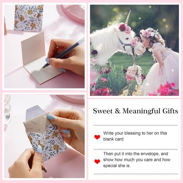 Thumbnail 6 de Hidepoo Unicorn Necklace Heart Pendant