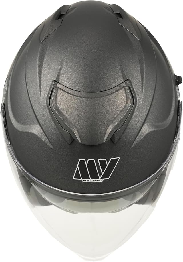 Detalle 2 de MY Jethelm Rollerhelm MY-835 mit Sonnenblende, ECE 22.06 & herausnehmbarem Komfort-Innenfutter