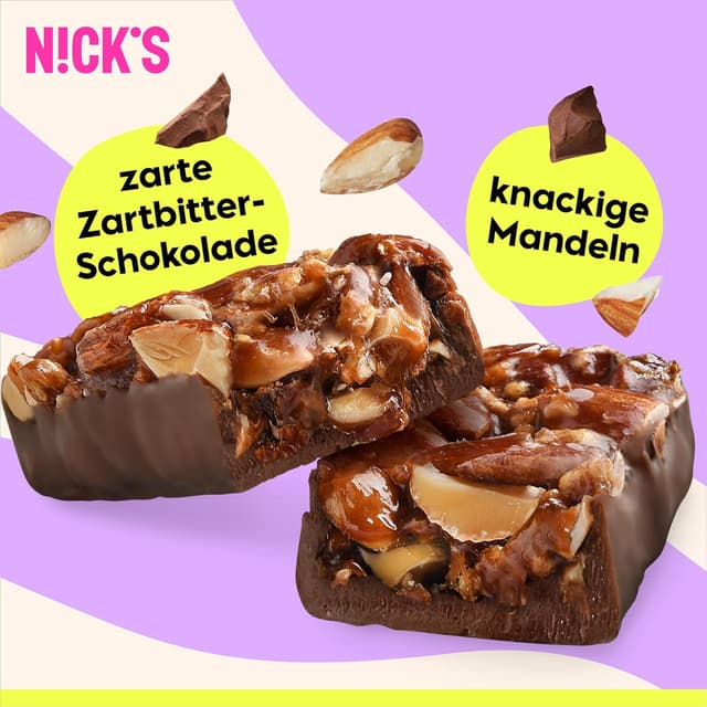 Thumbnail 4 de NICKS Keto Riegel Almond crunch 40g 🍫