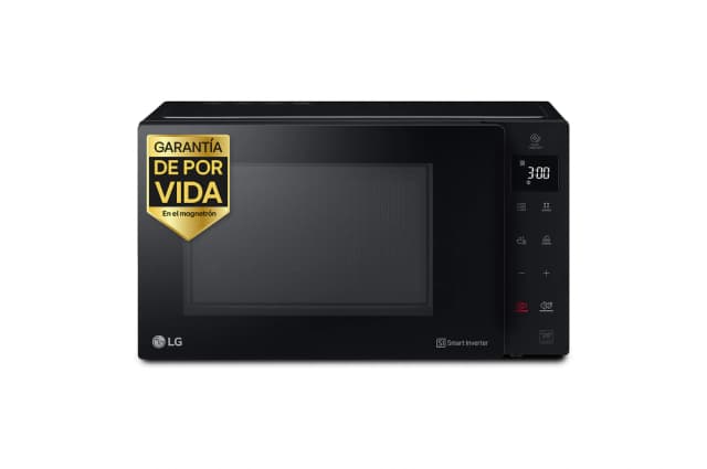 Detalle de LG MH6535GIS microondas con grill Smart Inverter, 25 litros y 1000 W (negro)