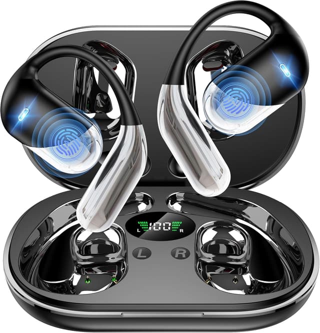 Detalle de Paekole AI Cuffie Traduzione Simultanea 2026 con Bluetooth 6.1: auricolari wireless 4-in-1