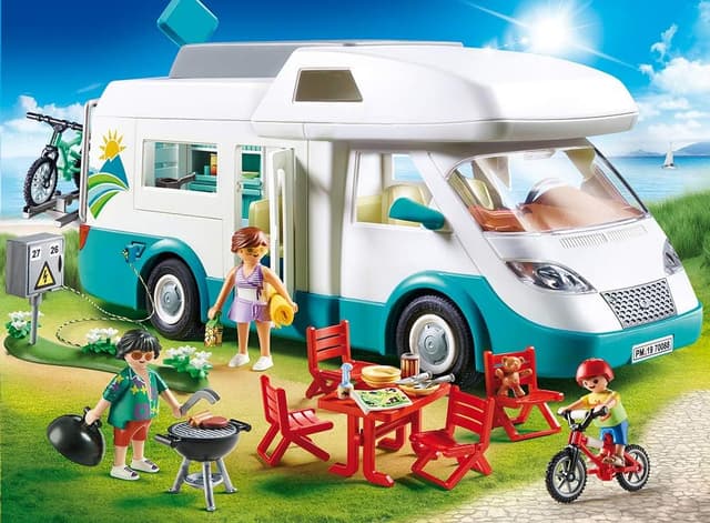 Detalle 2 de PLAYMOBIL 70088 Caravana de Verano para niños desde 4 años