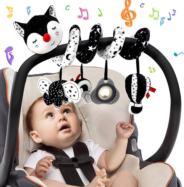 Thumbnail 6 de Funsland Pram Toys for Babies clip-on rattle 0-6 months