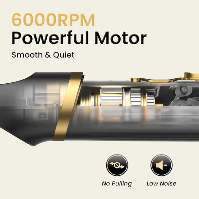 Thumbnail 6 de Groin & Body Hair Trimmer for Men – Electric Shaver for Pubic, Groin, Chest, Legs with LED & Ceramic Blade Heads