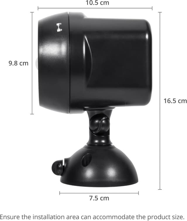 Detalle 2 de NICREW Battery Outdoor LED Security Light 2-pack