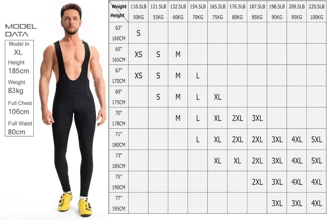 Thumbnail 6 de CEROTIPOLAR Thermal Fleece Bike Bibs Tights