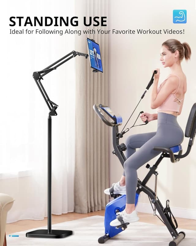 Detalle de UBeesize Tablet Stand Holder for Bed & Floor (Adjustable, 360° swivel, stretchable arm) for iPad, Kindle & phones