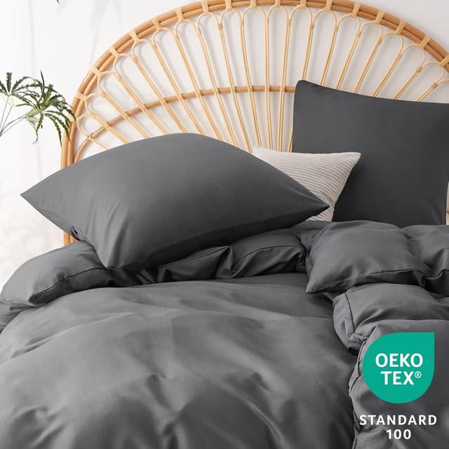 Detalle 2 de WAVVE Bettwäsche 135x200 Grau