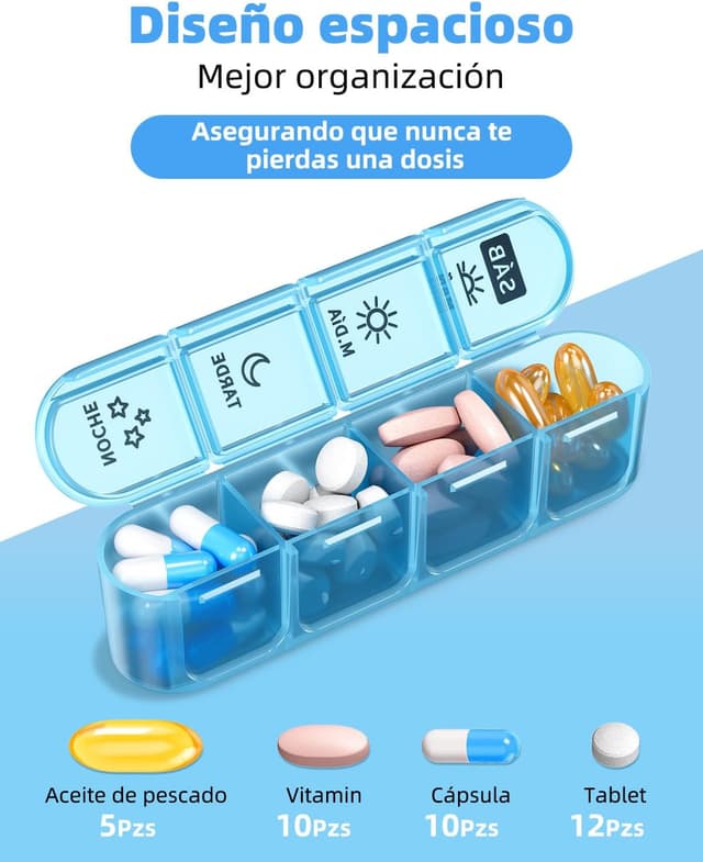 Thumbnail 2 de COLORWING Pastillero Semanal 4 Tomas 📦